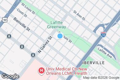 Map image of the property - 2033 Conti St