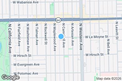 Map image of the property - 1450 N Campbell Ave