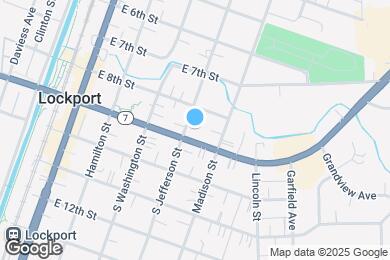 Map image of the property - 818 S Jefferson St