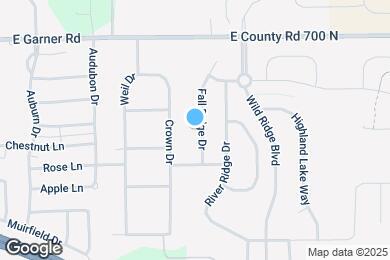 Map image of the property - 1334 Fall Ridge Dr