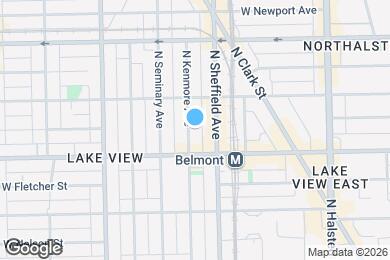 Map image of the property - 3227 N Kenmore Ave