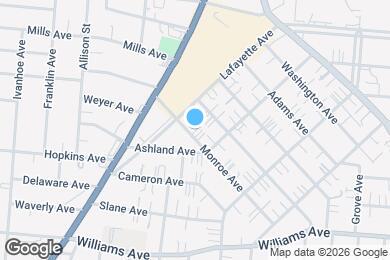 Map image of the property - 2216 Monroe Ave