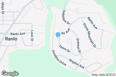 Map image of the property - 3016 Teton Dr