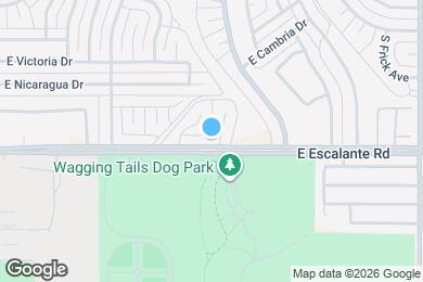 Map image of the property - 8251 E Escalante Rd
