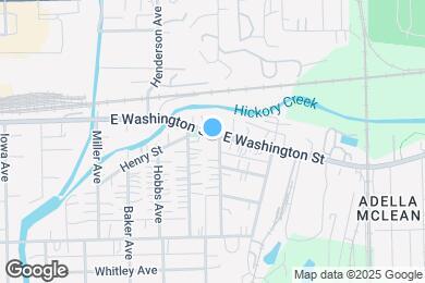 Map image of the property - 724 E Washington St