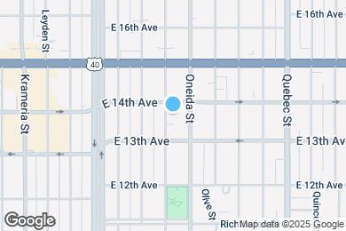 Map image of the property - 1350 Newport St