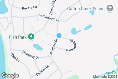 Map image of the property - 821 Dartmouth Dr