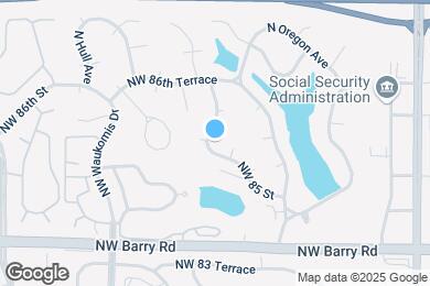 Map image of the property - 8533 N Overland Dr