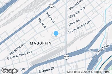 Map image of the property - 1305 E San Antonio Ave
