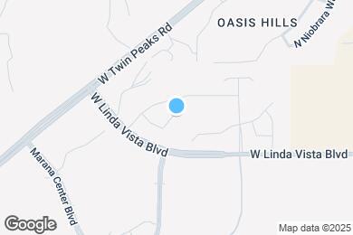Map image of the property - 9684 N Rancho Lozano