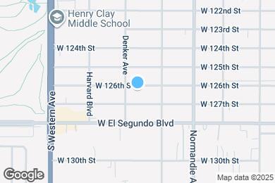 Map image of the property - 1540 W 126th St