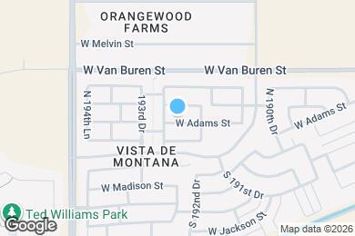 Map image of the property - 19272 W Adams St