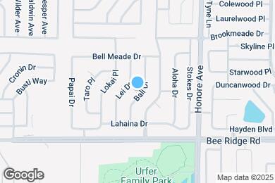 Map image of the property - 3620 Bali Dr