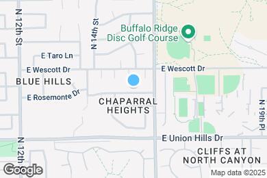 Map image of the property - 1502 E Rosemonte Dr