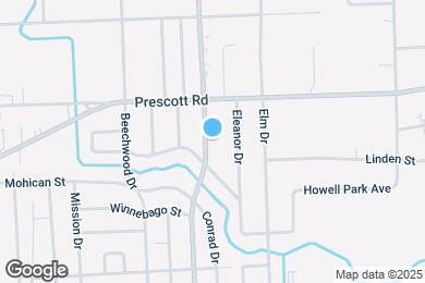 Map image of the property - 3970 N Foster Dr