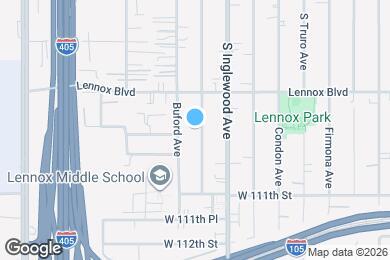 Map image of the property - 10907 S Burl Ave