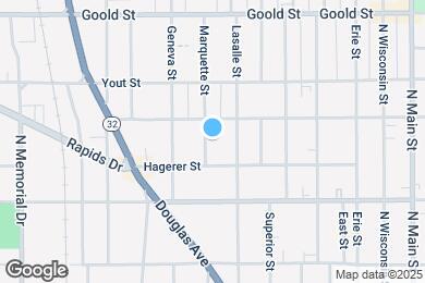 Map image of the property - 1821 Marquette St