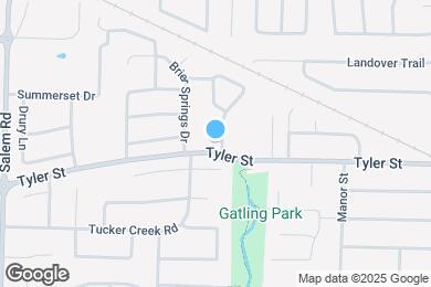 Map image of the property - 3 Briarwood Cir