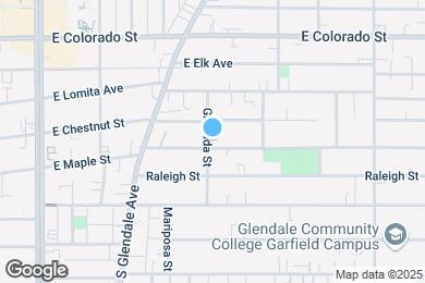 Map image of the property - 616 Granada St