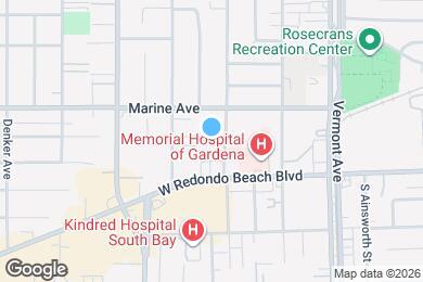 Map image of the property - 15205 S Budlong Ave