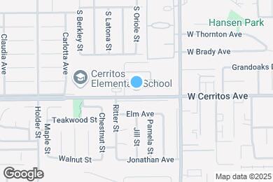 Map image of the property - 3561 W Cerritos Ave