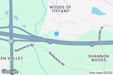 Map image of the property - 1500 Exeton Ct