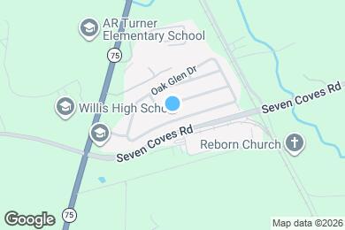 Map image of the property - 974 Oak Falls Dr