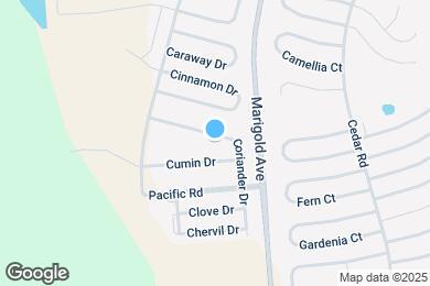 Map image of the property - 1773 Coriander Dr