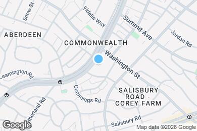 Map image of the property - 1634 Commonwealth Avenue