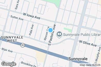 Map image of the property - 435 S Pastoria Ave