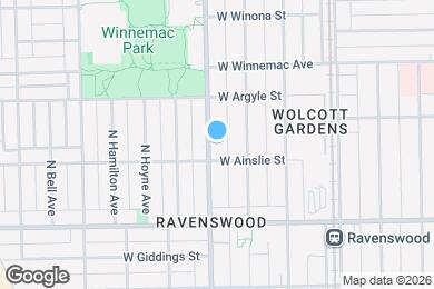 Map image of the property - 4913 N Damen Ave