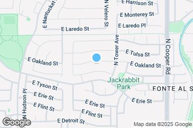Map image of the property - 1623 E Oakland St