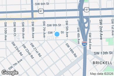Map image of the property - 1025 SW 6th Ave