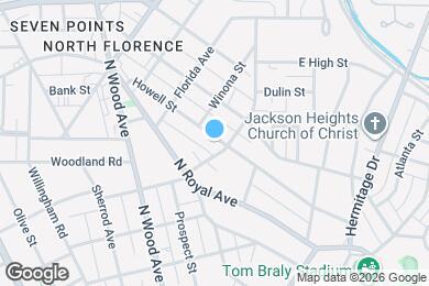 Map image of the property - 416 Howell St