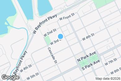 Map image of the property - 917 W 3rd St