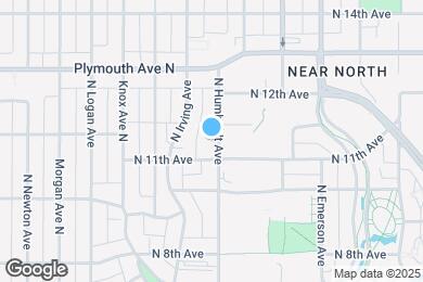 Map image of the property - 1115 Humboldt Ave N