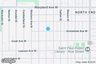 Map image of the property - 1100 Farrington St