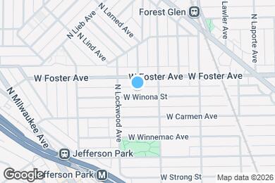 Map image of the property - 5230 W Winona St