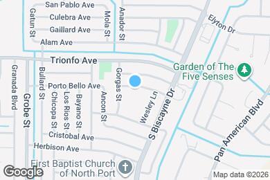 Map image of the property - 8161 Porto Chico Ave