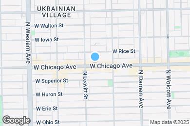 Map image of the property - 2136 W Chicago Ave