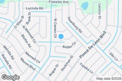 Map image of the property - 7356 S Cameo Cir