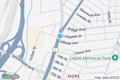 Map image of the property - 610 Pawtucket Ave