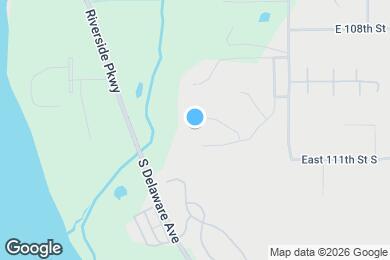 Map image of the property - 11016 S Jamestown Ave