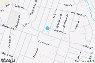 Map image of the property - 1703 Kirk Ave