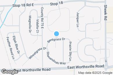 Map image of the property - 936 Bentgrass Dr