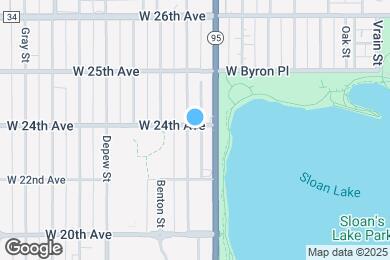 Map image of the property - 5260 W 24th Ave