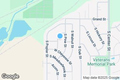 Map image of the property - 589 S Meadowbrook St