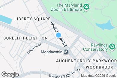 Map image of the property - 2732 Reisterstown Rd