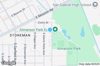 Map image of the property - 705 S Almansor St