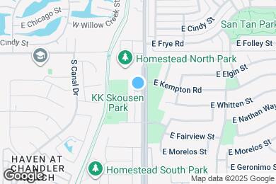 Map image of the property - 499 S Soho Ln